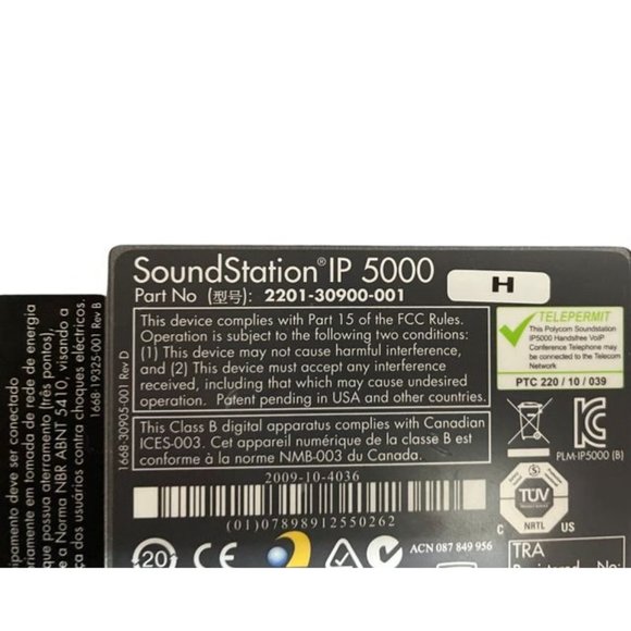 Polycom SoundStation IP 5000 - Picture 8 of 9